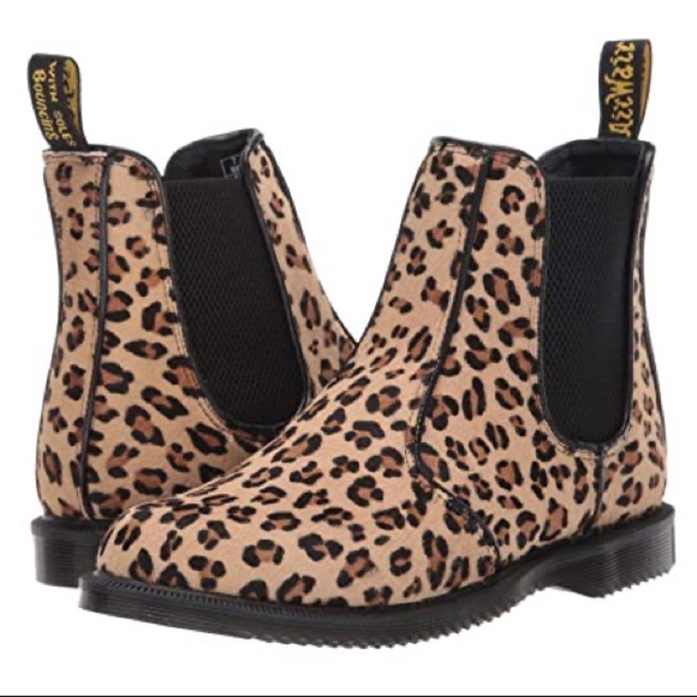 🔥Dr. Martens Flora Hair On Kensington 🐆NWT - Picture 3 of 13
